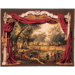 Gobelín Tapisserie Promenade napoleonienne Gobelín Tapisserie Promenade napoleonienne